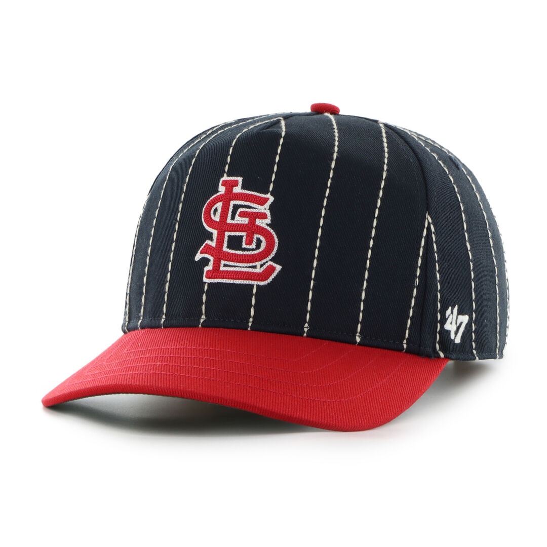 St. Louis Cardinals Rawlings '47 Brand Pinstripe Hitch Hat